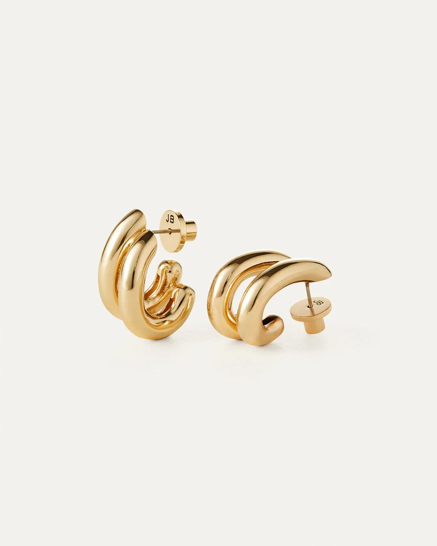Florence Earrings in Gold - Image 3