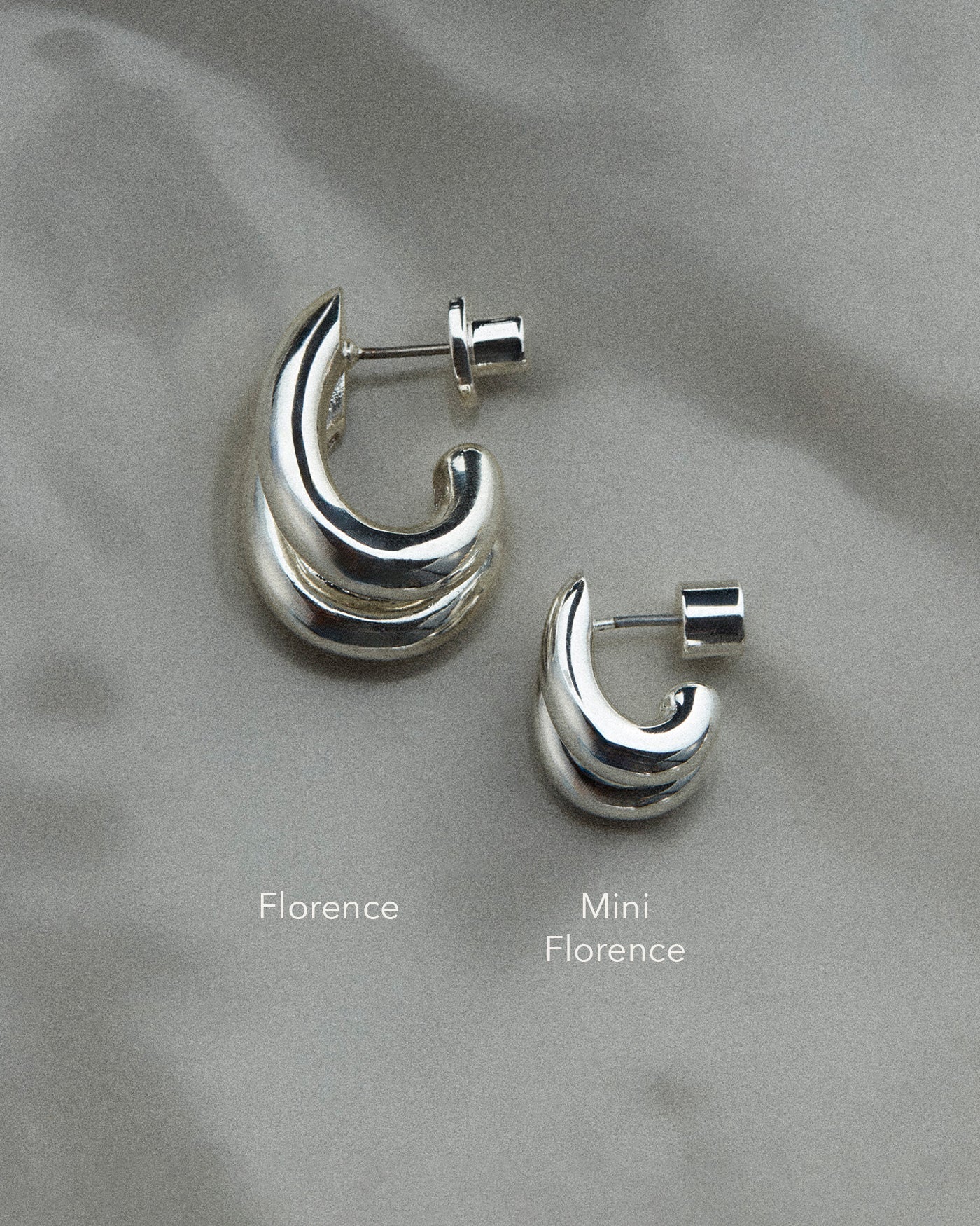Florence Earrings in Silver - Image 6