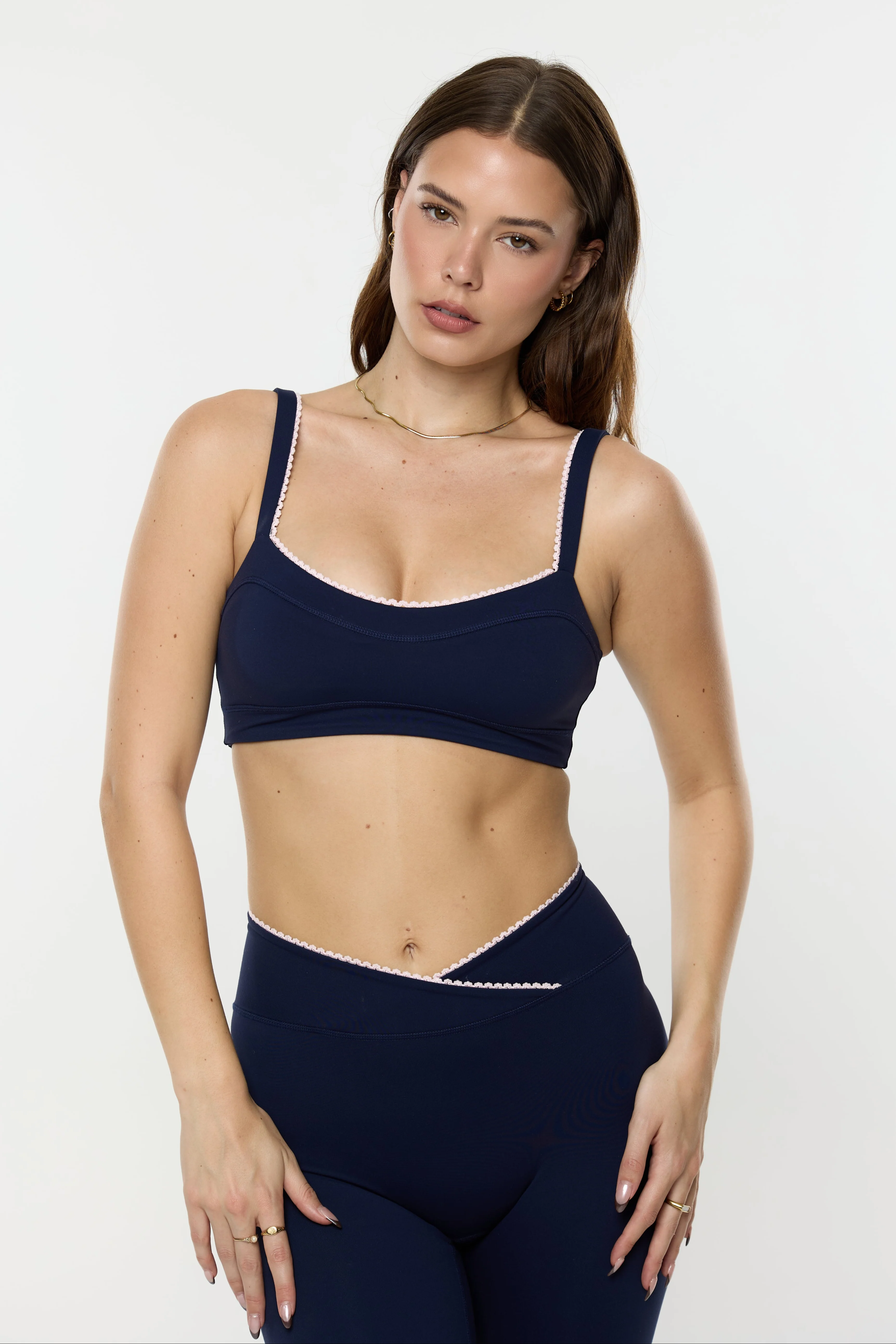 Lace Line Bra in Ink - Image 3