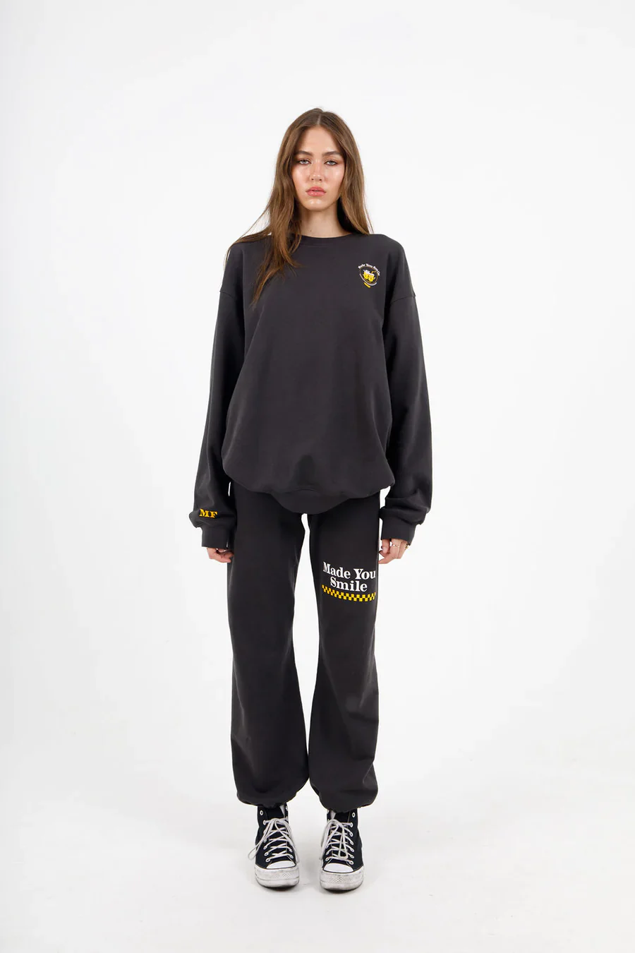 Made You Smile Jet Sweatpants - Image 4