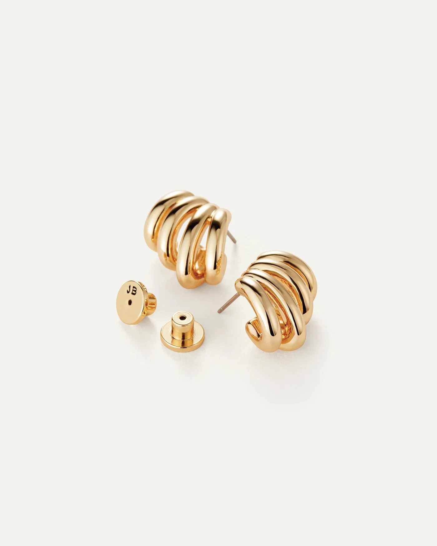 Monroe Earrings in Gold - Image 3