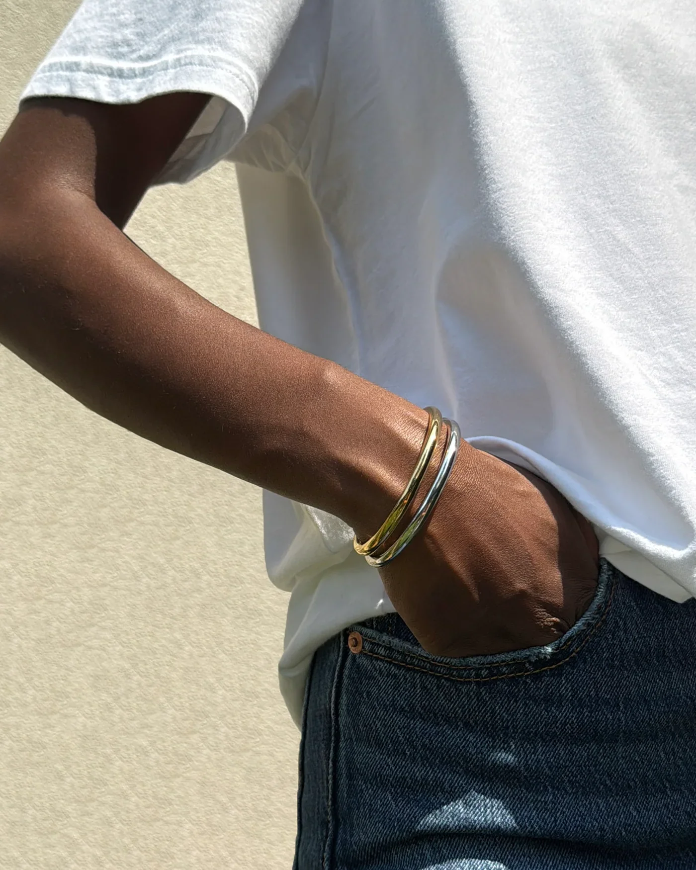 Remi Bangle in Gold - Image 4