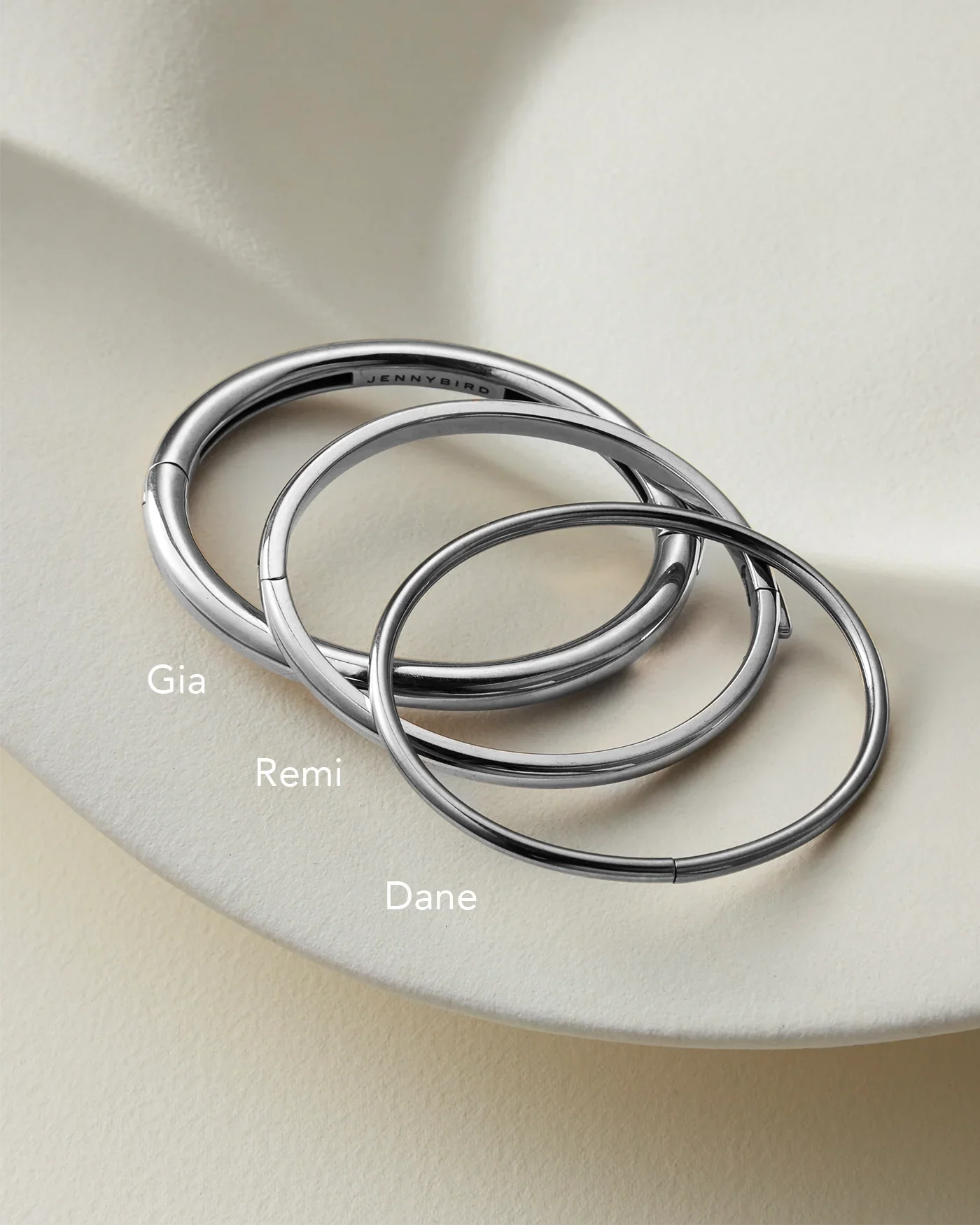 Remi Bangle in Silver - Image 5