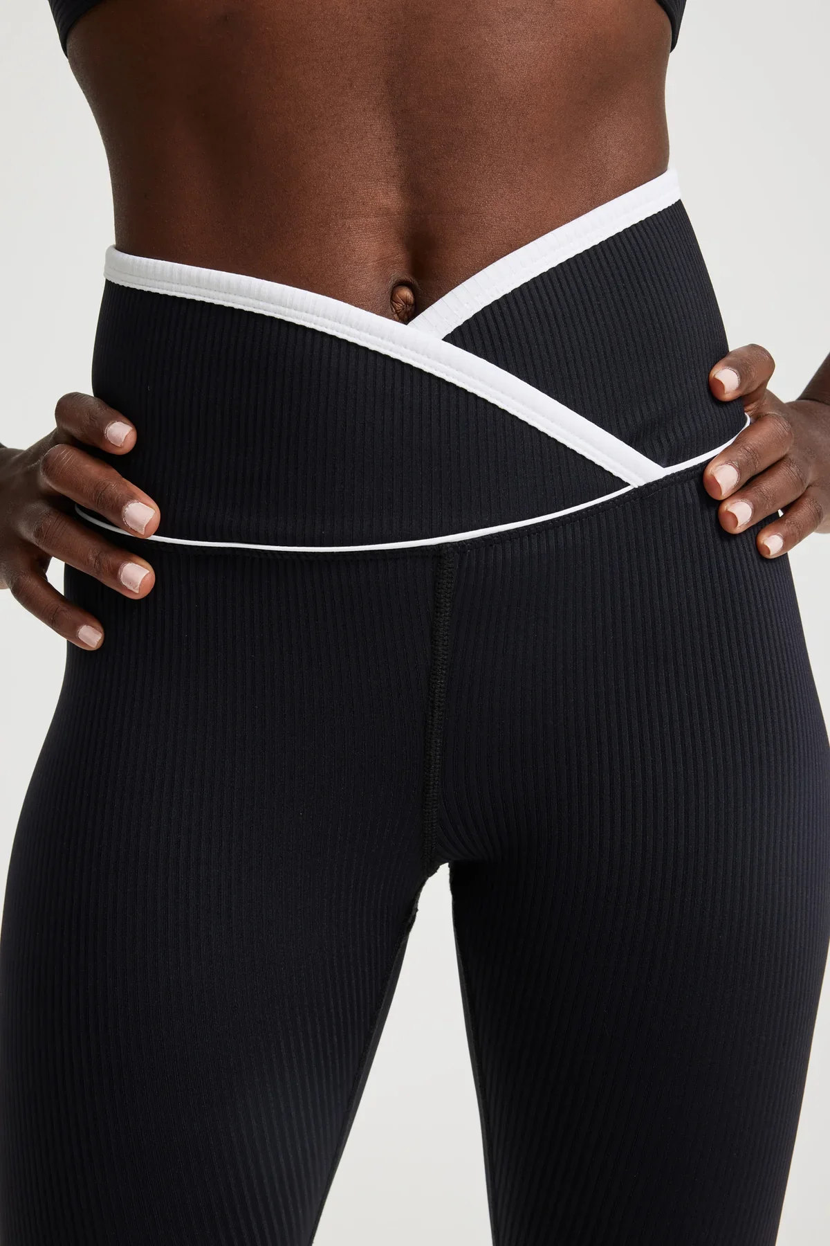 Ribbed Two Tone Veronica Legging - Image 2