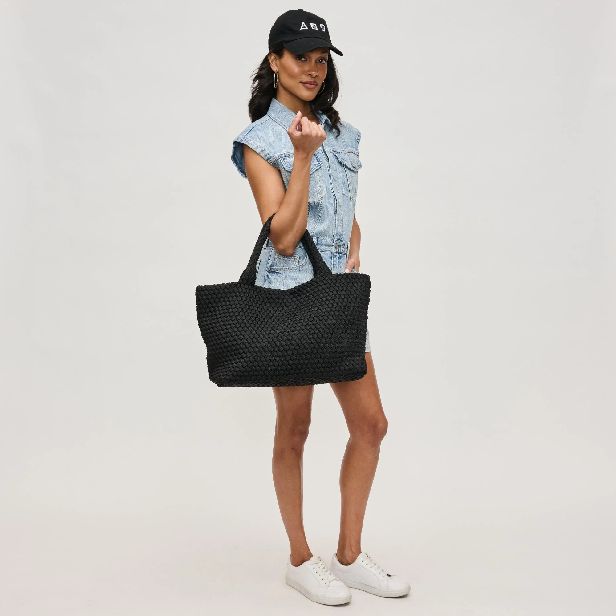 Sky's The Limit Large Tote in Black - Image 6