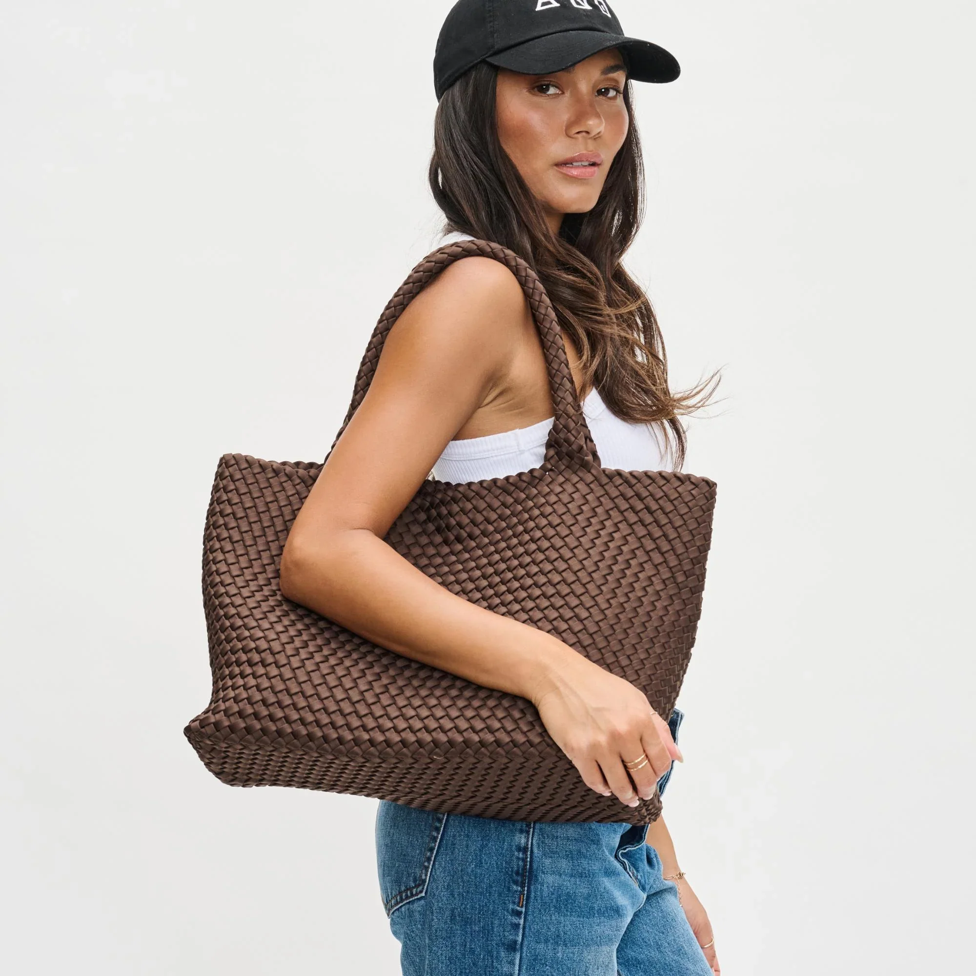 Sky's The Limit Large Tote in Chocolate - Image 3