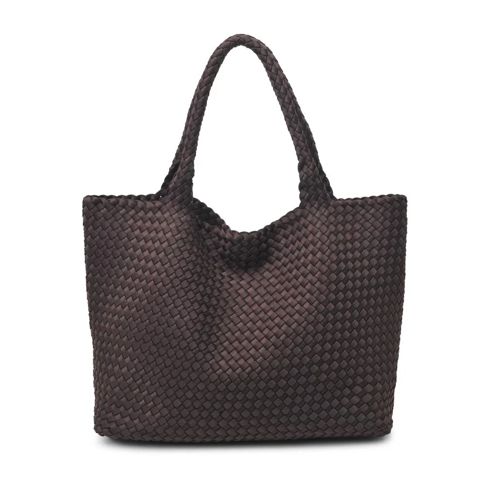 Sky's The Limit Large Tote in Chocolate - Image 5