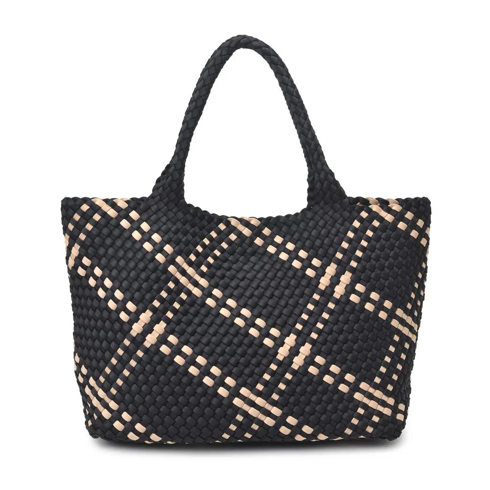 Sky's The Limit Large Tote in Black Nude - Image 6