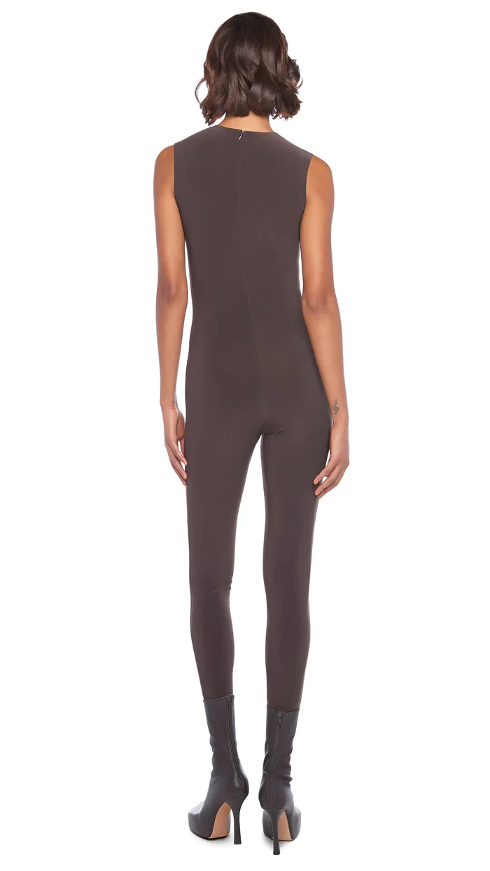 Sleeveless Catsuit w/ Footsie - Image 3
