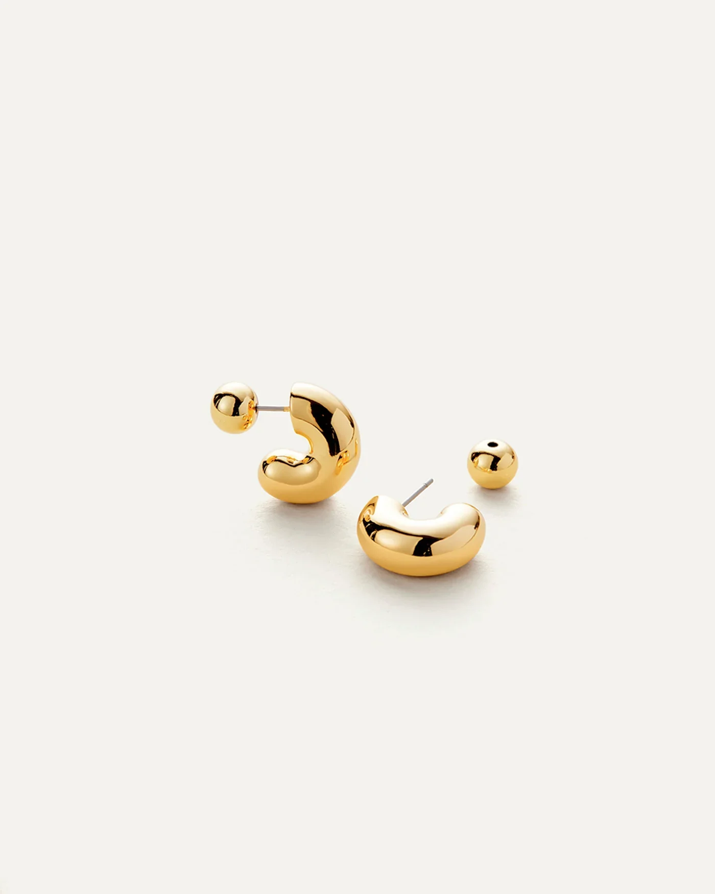 Tome Hoops Small in Gold - Image 3