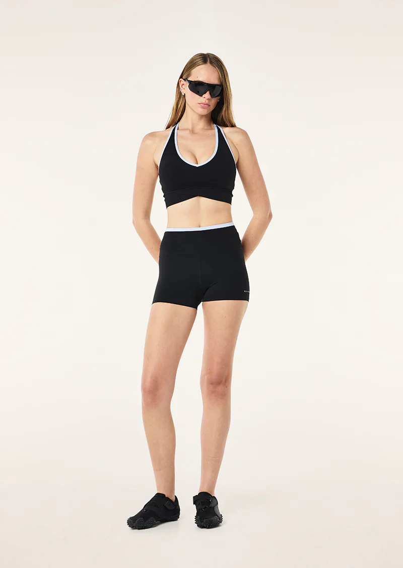 Vita Bra in Black & Heather Blue - Image 4