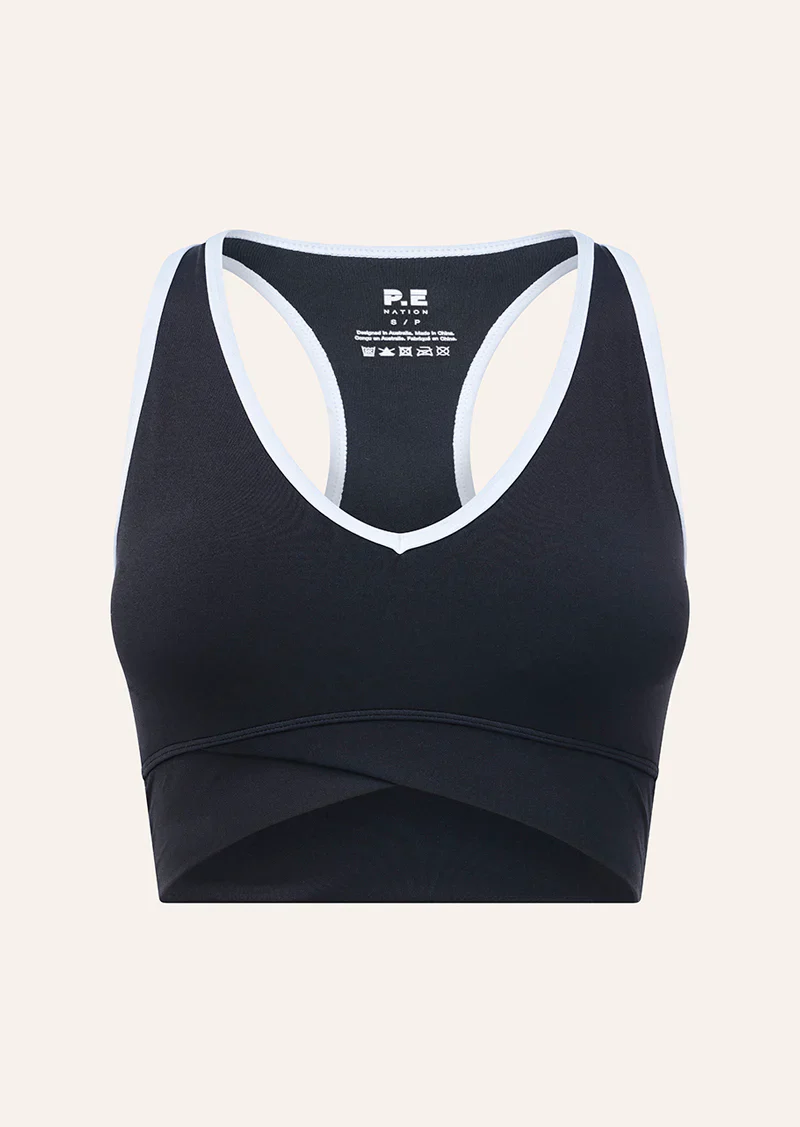 Vita Bra in Black & Heather Blue - Image 7