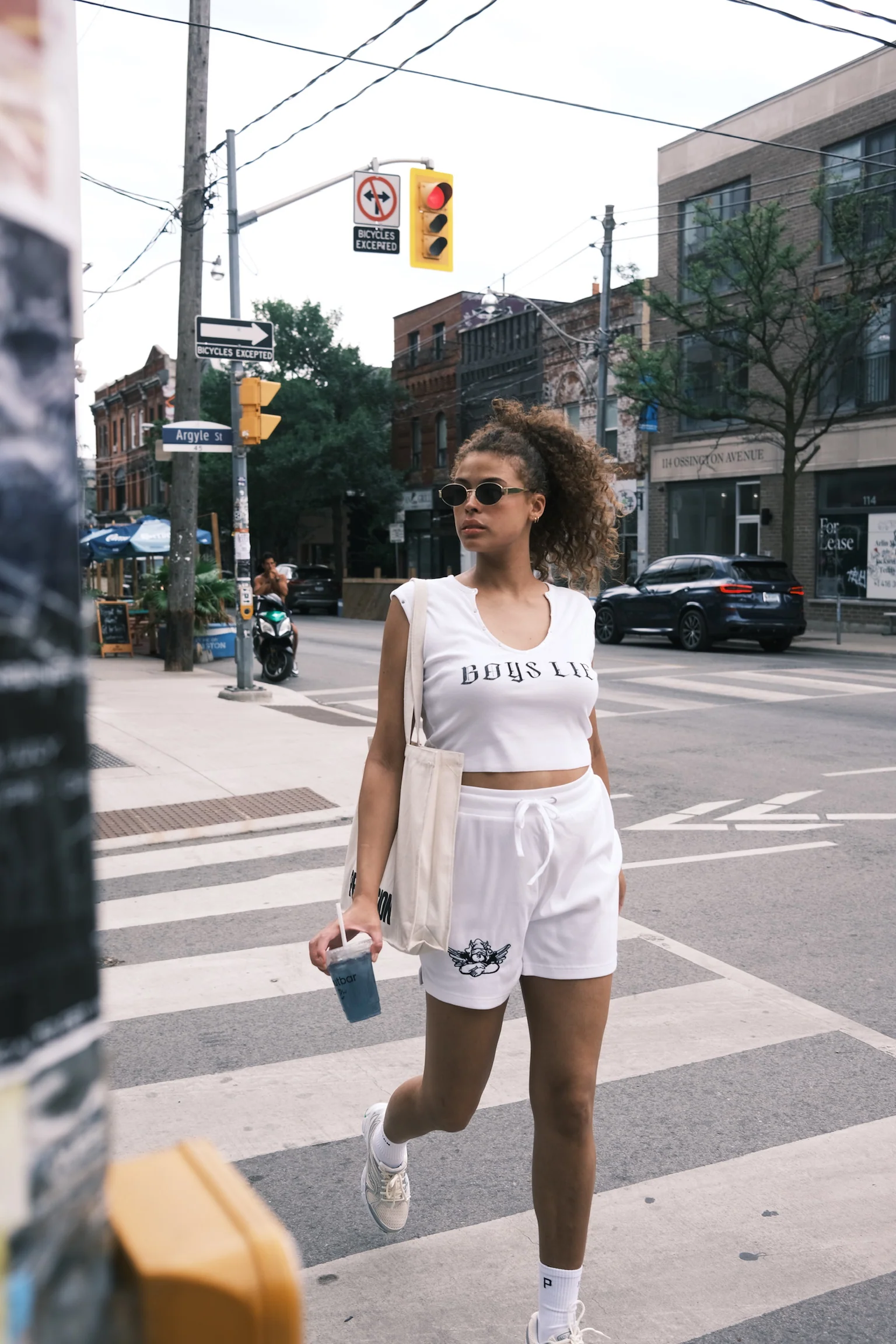 White Rebel Shorts - Image 3